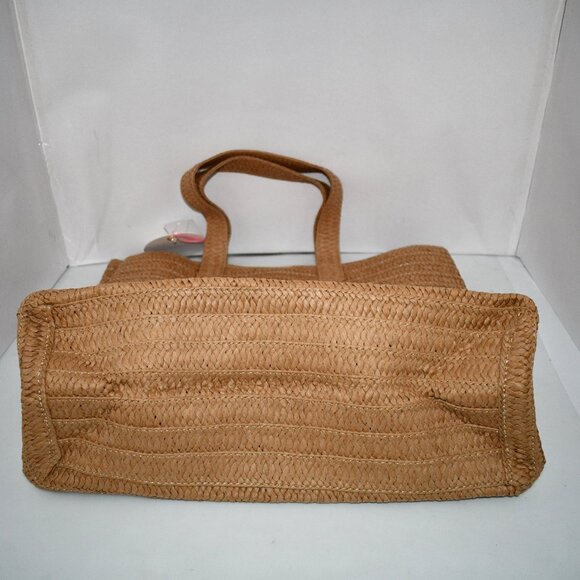 BTB Los Angeles Ciao Beaches Tote in Sand/Fuchsia #BG-SP2599 NWT - Picture 6 of 6